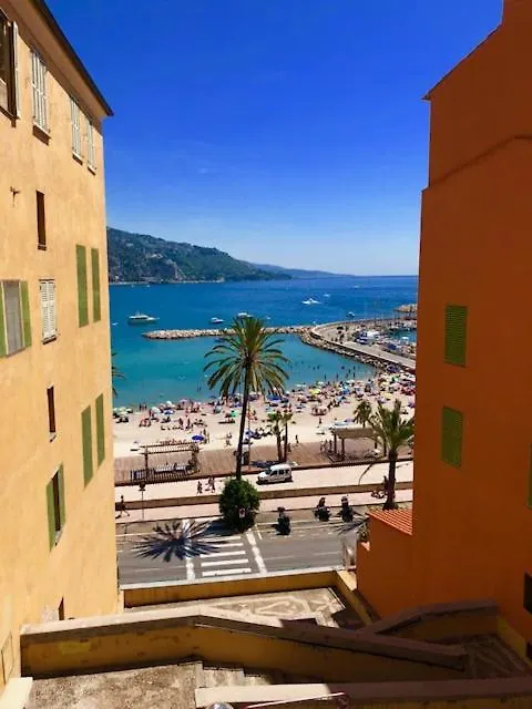 Daire Le Mattoni 4, Joli 2 Pieces A 2 Min De La Plage Menton Fransa